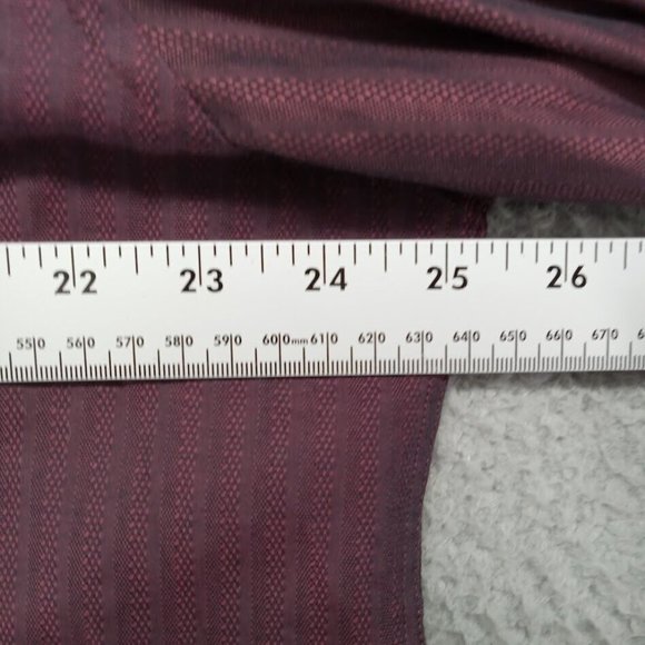Hugo Boss Shirt Mens 2XL Maroon Red Regular Fit Button Up Dressy Business - Picture 6 of 8